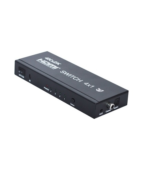 HDMI  HDMI switch 4x1 + audio (3D, 4K*2K) VConn